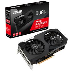 Placa de video VGA 8GB RX 6600 ASUS DUAL 8G D6 90Y