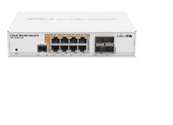 SWITCH MIKROTIK 24ETH GB PoE DE 500W+ 4 PTOS SFP+10GB