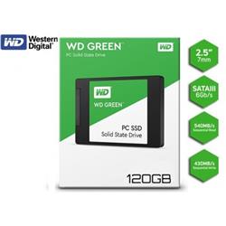 SSD 120GB WESTERN DIGITAL GREEN 2.5 SATA 545MB/S